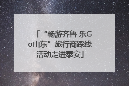 “畅游齐鲁 乐Go山东”旅行商踩线活动走进泰安