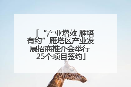 “产业增效 雁塔有约”雁塔区产业发展招商推介会举行 25个项目签约