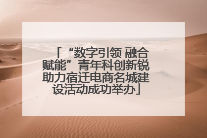 “数字引领 融合赋能”青年科创新锐助力宿迁电商名城建设活动成功举办