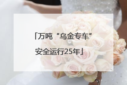 万吨“乌金专车”安全运行25年