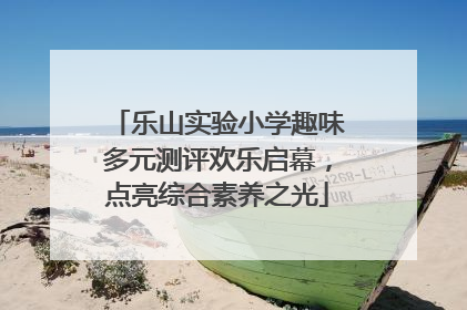 乐山实验小学趣味多元测评欢乐启幕，点亮综合素养之光