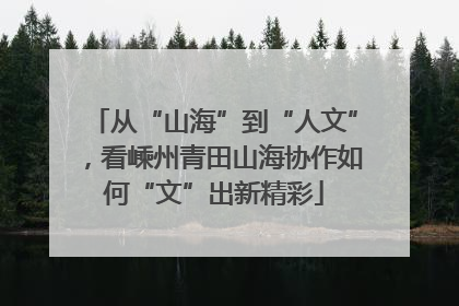 从“山海”到“人文”，看嵊州青田山海协作如何“文”出新精彩