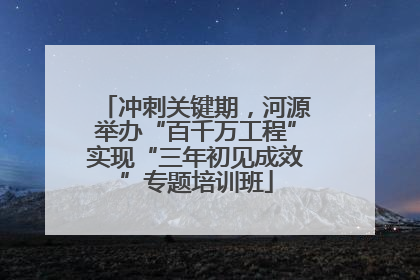 冲刺关键期，河源举办“百千万工程”实现“三年初见成效”专题培训班
