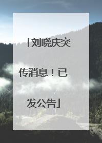 刘晓庆突传消息！已发公告