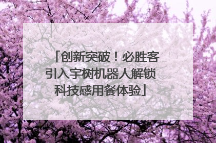创新突破！必胜客引入宇树机器人解锁科技感用餐体验