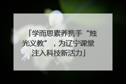 学而思素养携手“烛光义教”，为辽宁课堂注入科技新活力