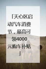 天心区启动汽车消费节，最高可领4000元购车补贴