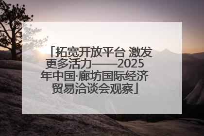 拓宽开放平台 激发更多活力——2025年中国·廊坊国际经济贸易洽谈会观察