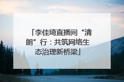 李佳琦直播间“清朗”行：共筑网络生态治理新桥梁