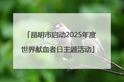 昆明市启动2025年度世界献血者日主题活动