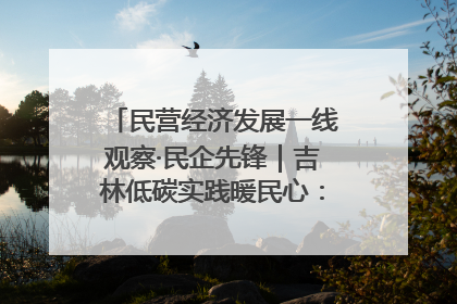 民营经济发展一线观察·民企先锋｜吉林低碳实践暖民心：太阳能供暖技术为北方清洁取暖破局