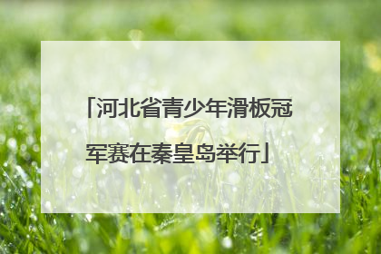 河北省青少年滑板冠军赛在秦皇岛举行