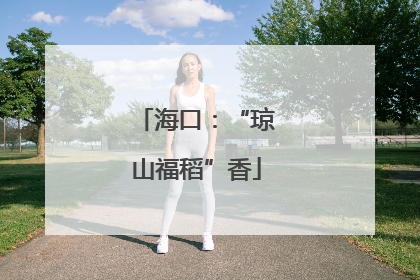 海口：“琼山福稻”香