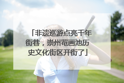 非遗巡游点亮千年街巷，崇州罨画池历史文化街区开街了