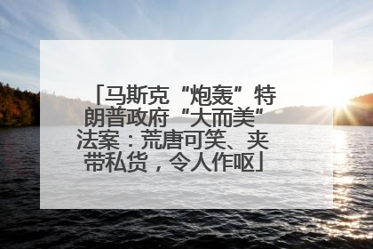 马斯克“炮轰”特朗普政府“大而美”法案：荒唐可笑、夹带私货，令人作呕
