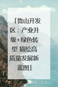鲁山开发区：产业升级+绿色转型 描绘高质量发展新蓝图