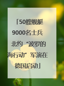 50艘舰艇 9000名士兵 北约“波罗的海行动”军演在德国启动